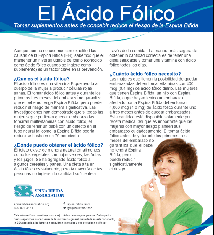 puedo tomar acido folico antes del embarazo